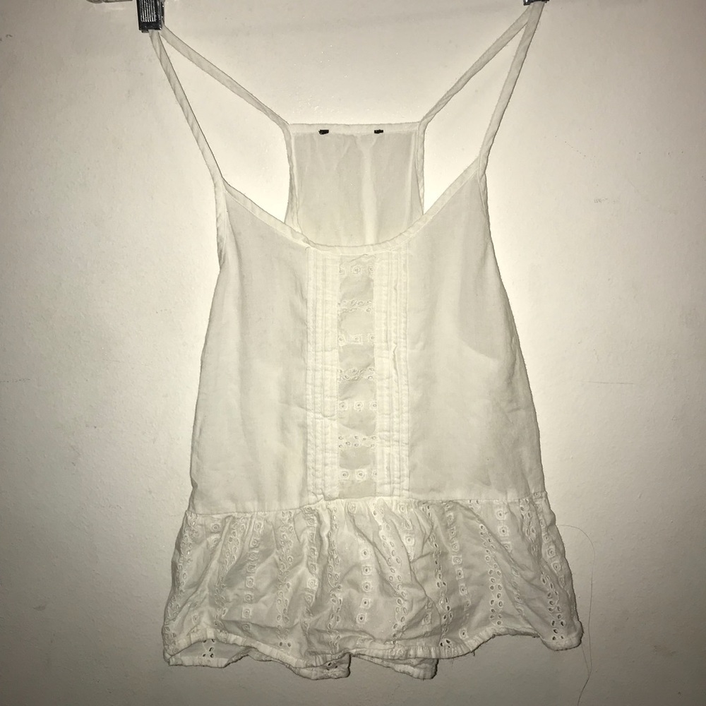 Forever 21 White Crop Top - Picture 1 of 1